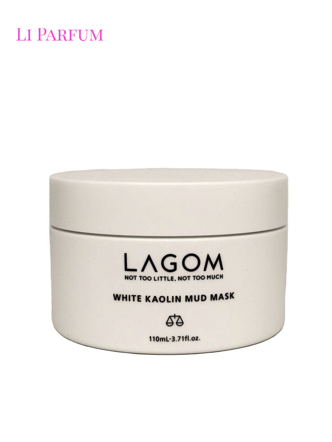 Маска-грязь LAGOM White Kaolin, для комбинированной/жирной кожи, поры и очищение, 110 мл