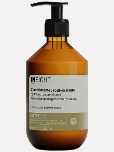 Изображение товара INSIGHT Кондиционер для разглаживания волос ANTI-FRIZZ, гладкость и контроль пушения, 350 мл