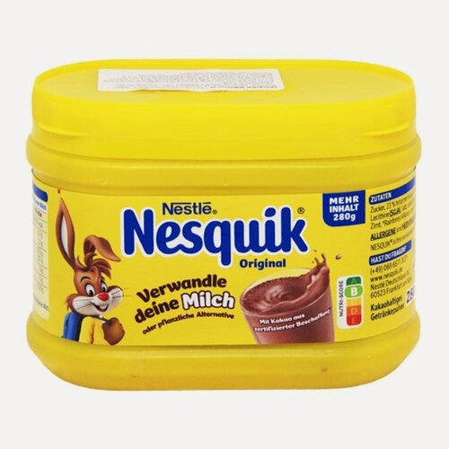 Изображение товара Какао Nestle Nesquik Original, растворимый, в пластиковой банке (Германия), 280 грамм