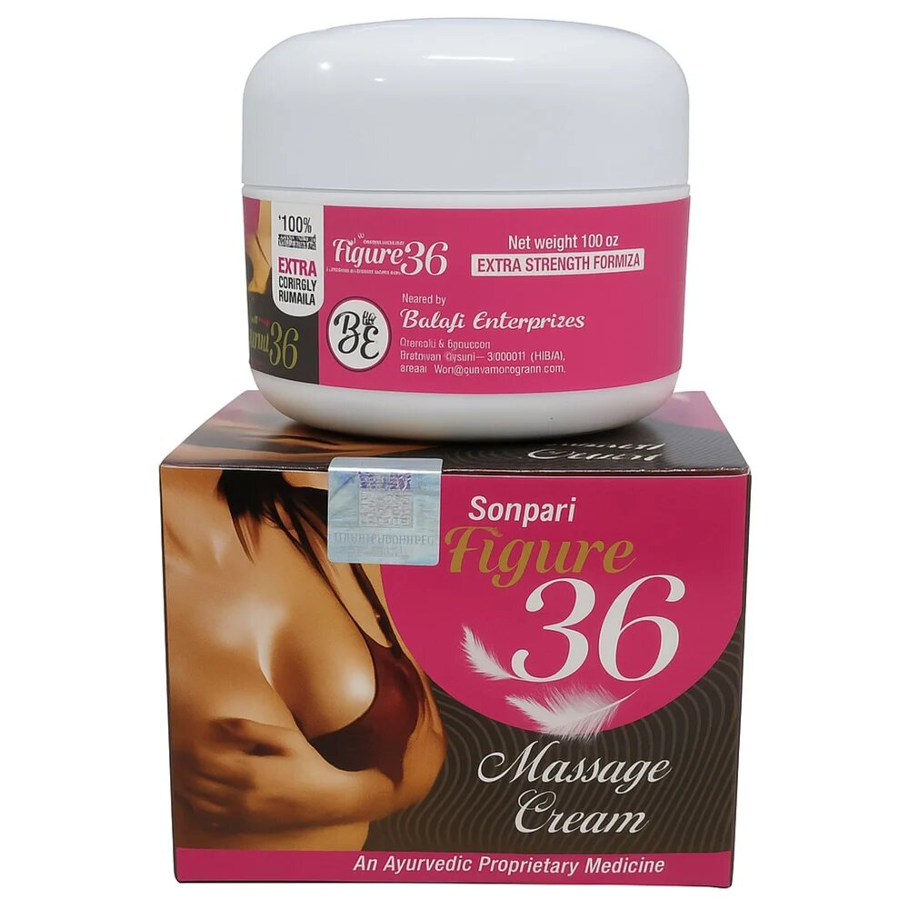 Крем для увеличения груди "Sonpari Figure 36" Massage Cream, антицеллюлитный, 50 мл — фото 1