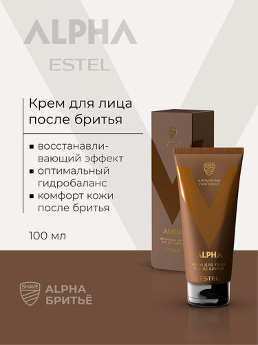 Изображение товара Крем после бритья для ежедневного применения ESTEL PROFESSIONAL Alpha 100 мл