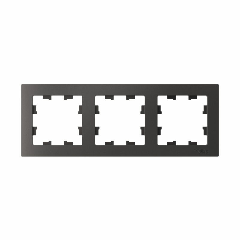 Рамка 3-м AtlasDesign универс. базальт SE ATN001403 — фото 1