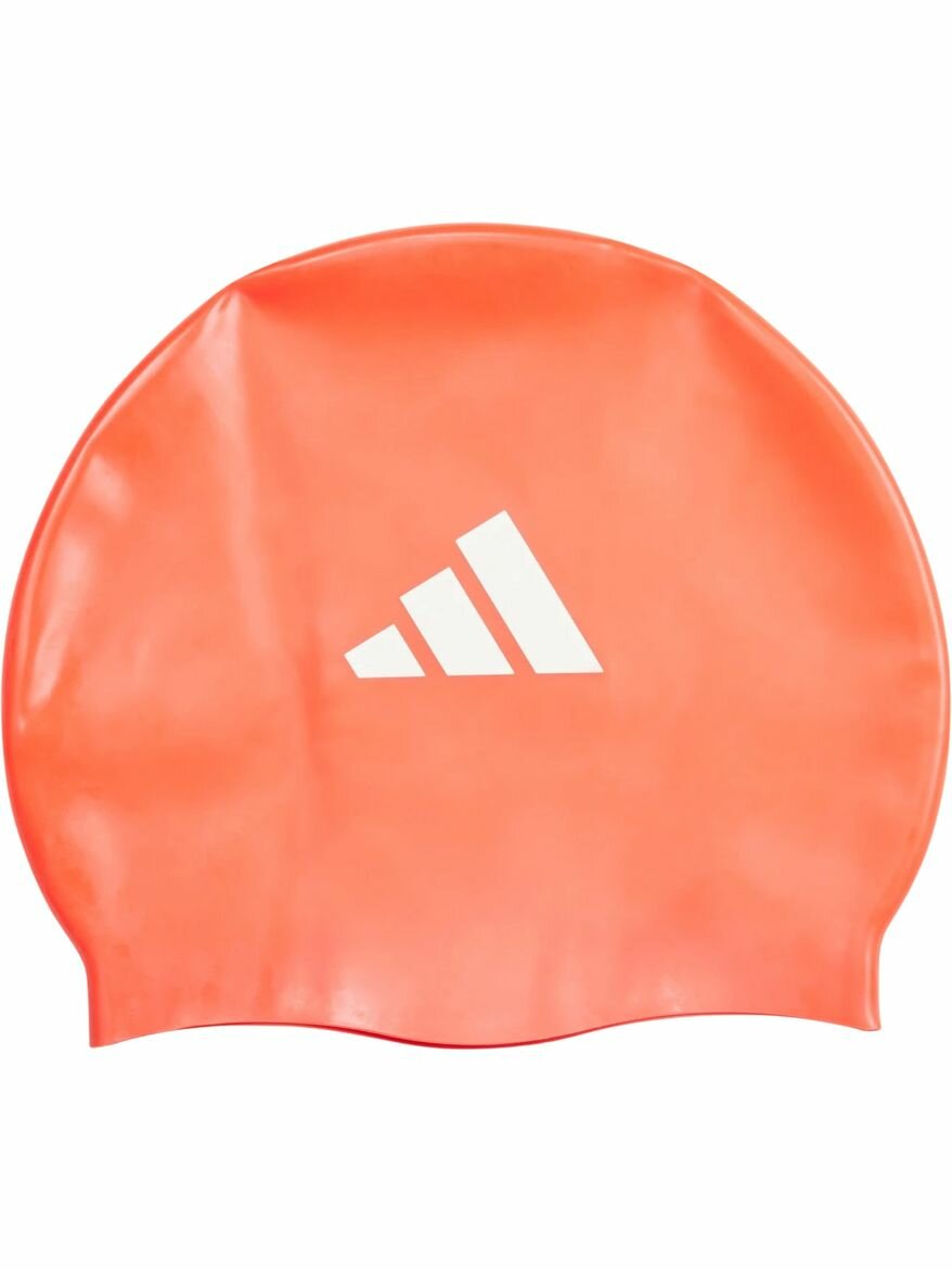 Шапочка для плавания Adidas 3-Stripes Cap K Дети красный, белый 100% формованный силикон IM1043
