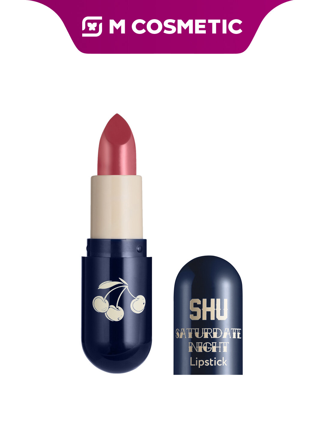 Помада SHU Saturdate №429, матовая, увлажняющая, нежный розовый, 4 г