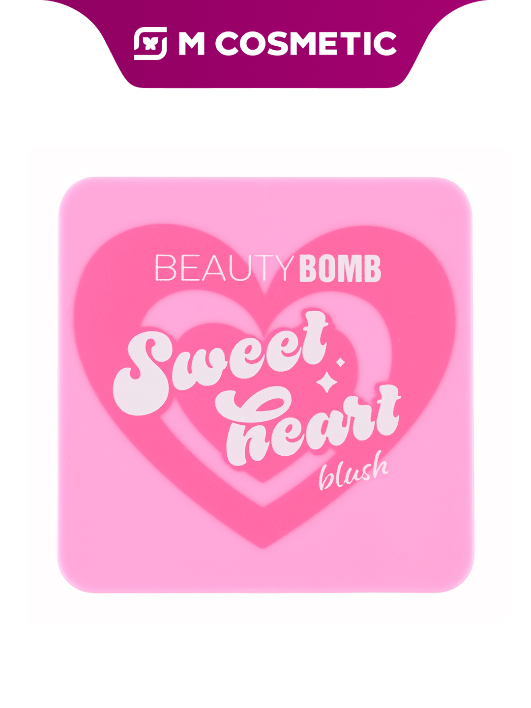 Румяна BEAUTY BOMB Blush Sweetheart, для свежего и стойкого макияжа, тон 02