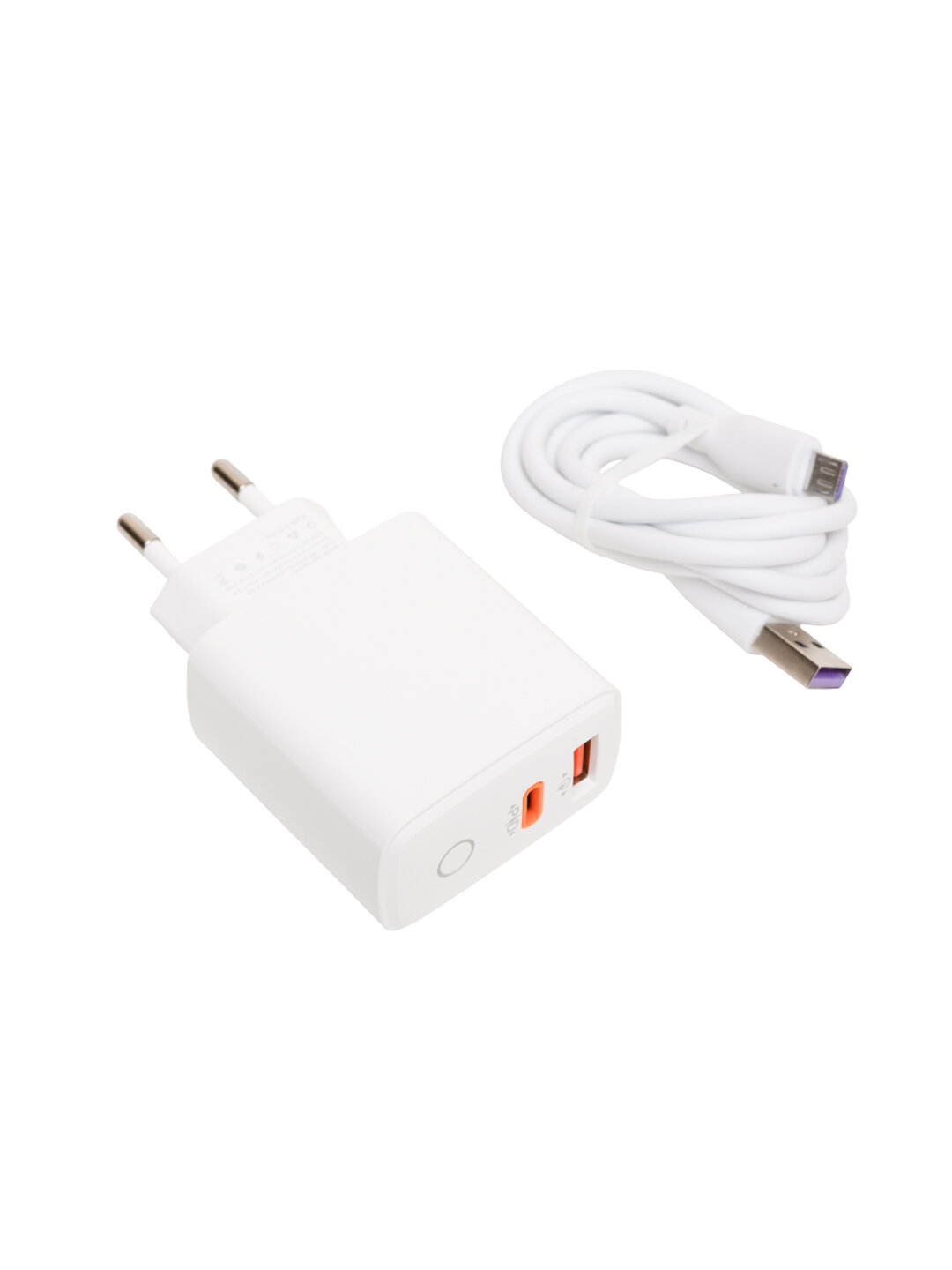 Зарядное устройство, кабель Type-C, с быстрой зарядкой 38w Charger Standart (V8)