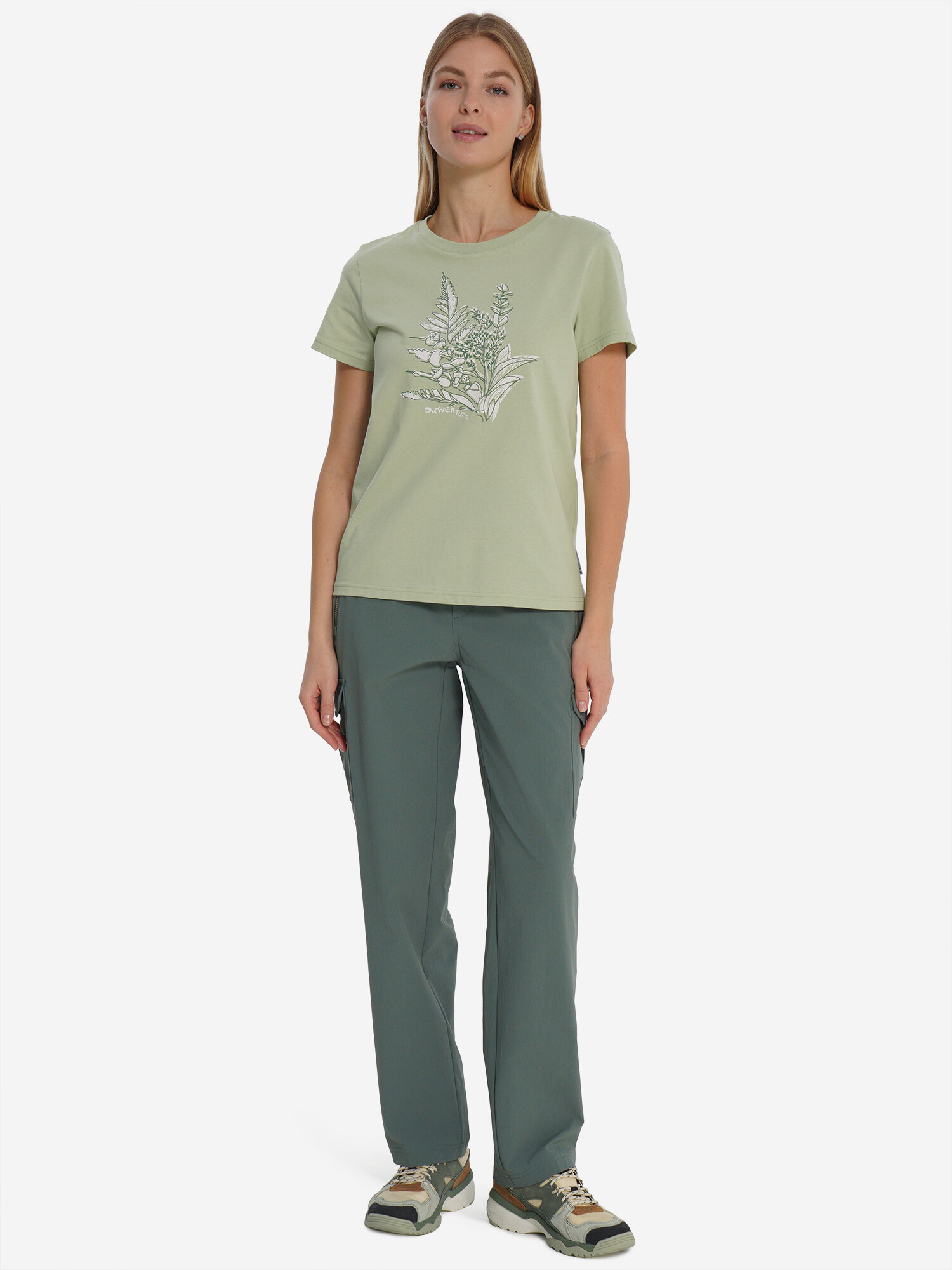 Футболка OUTVENTURE, размер 50-52, светло-зеленый — фото 1