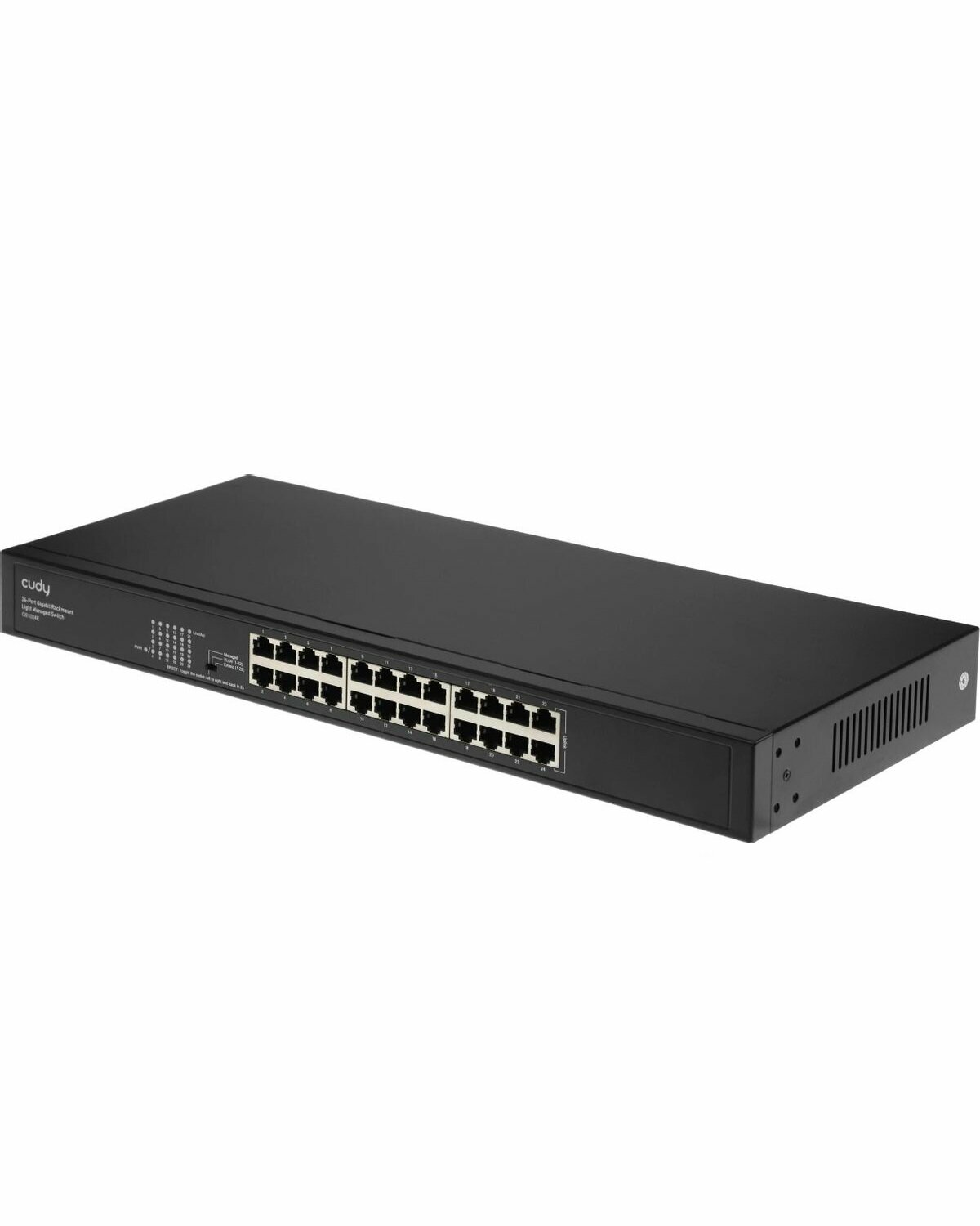 Коммутатор Cudy GS1024E, управляемый, L2, 24 порта, гигабитный