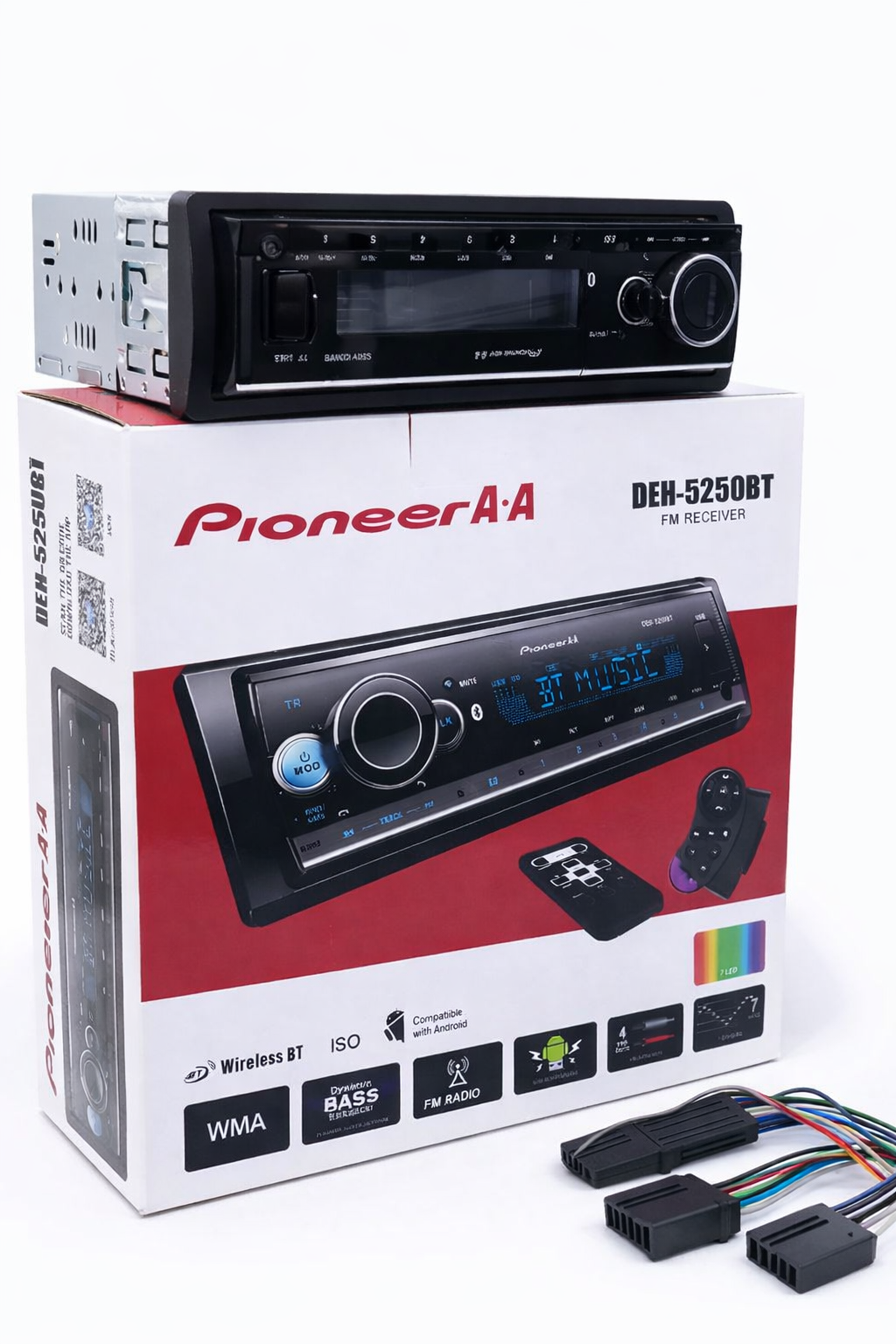 Автомагнитола Pioneer A-A DEH-5250BT / Bluetooth / USB / AUX / FM