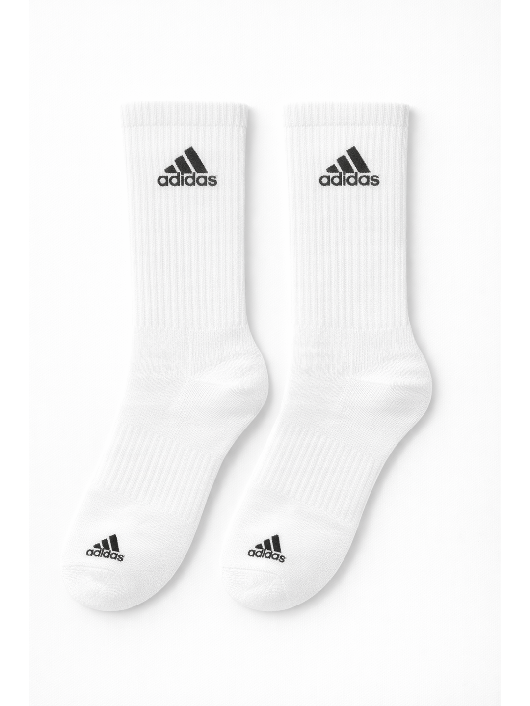 Гетры футбольные adidas, размер 39-44, white — фото 1