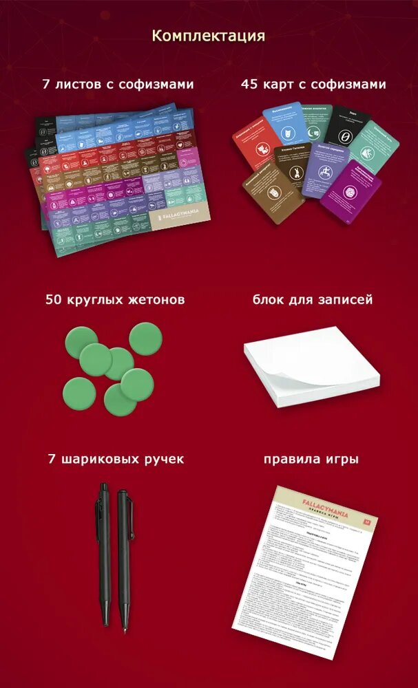 Fallacymania настольная игра — фото 1