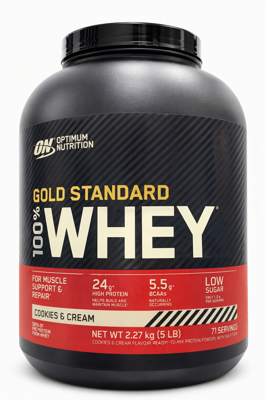Протеин Optimum Nutrition "Gold Standard", сывороточный концентрат, 2,2 кг