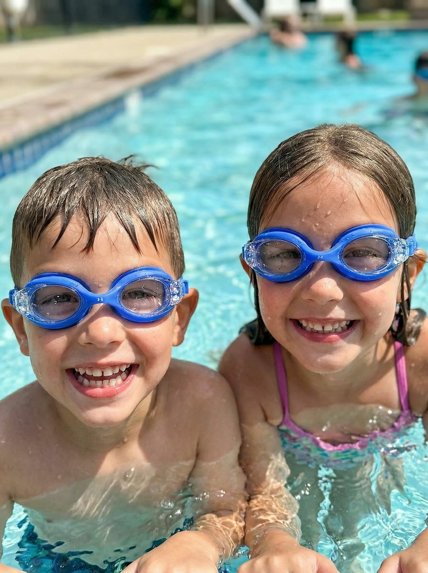 Очки для плавания Meltser JUNIOR, синий — фото 1