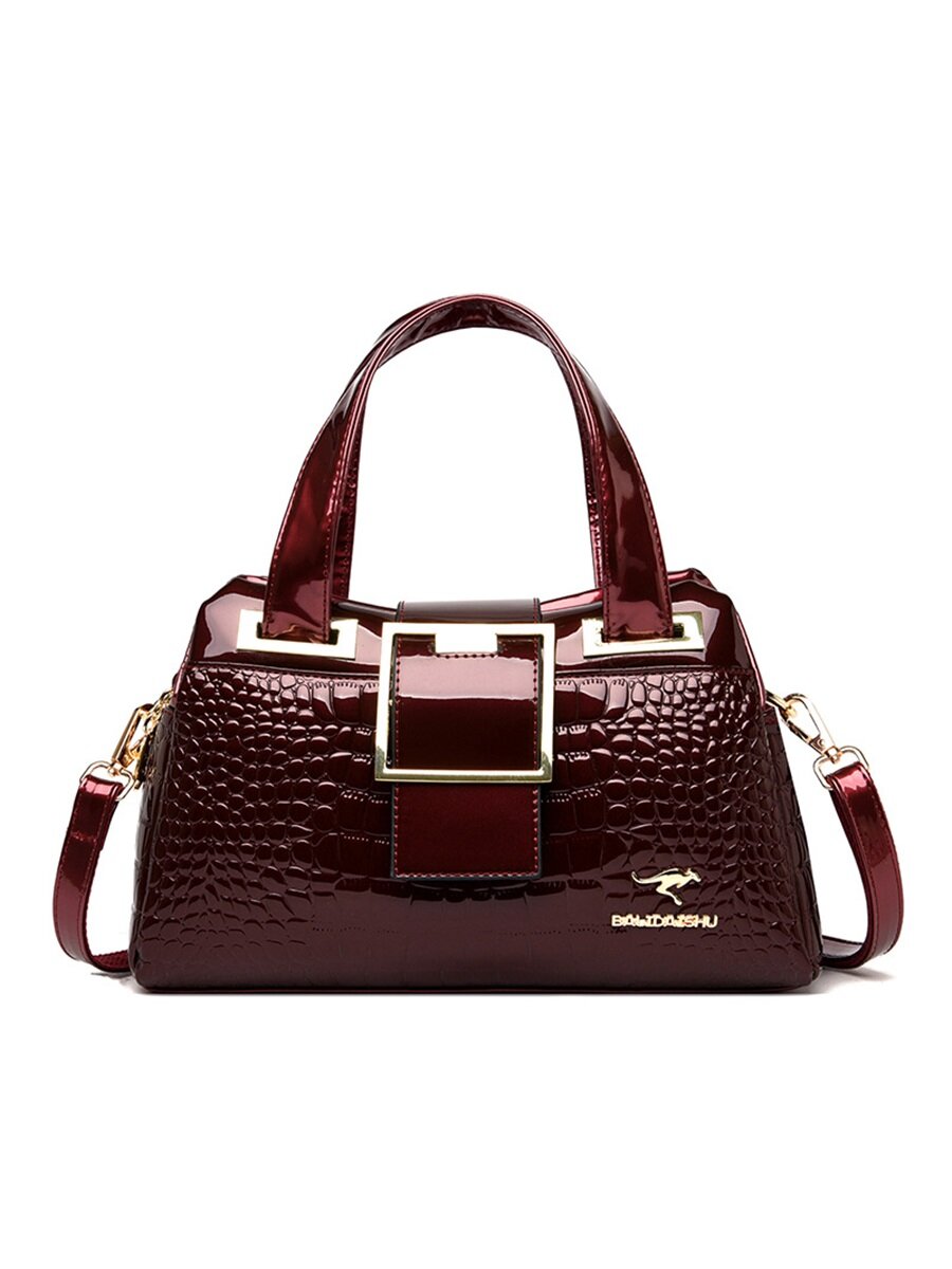 Роскошные дизайнерские сумки, брендовые сумки через плечо для женщин, сумки на плечо из искусственной кожи с крокодиловым узором, повседневная сумка-тоут, Bolsos