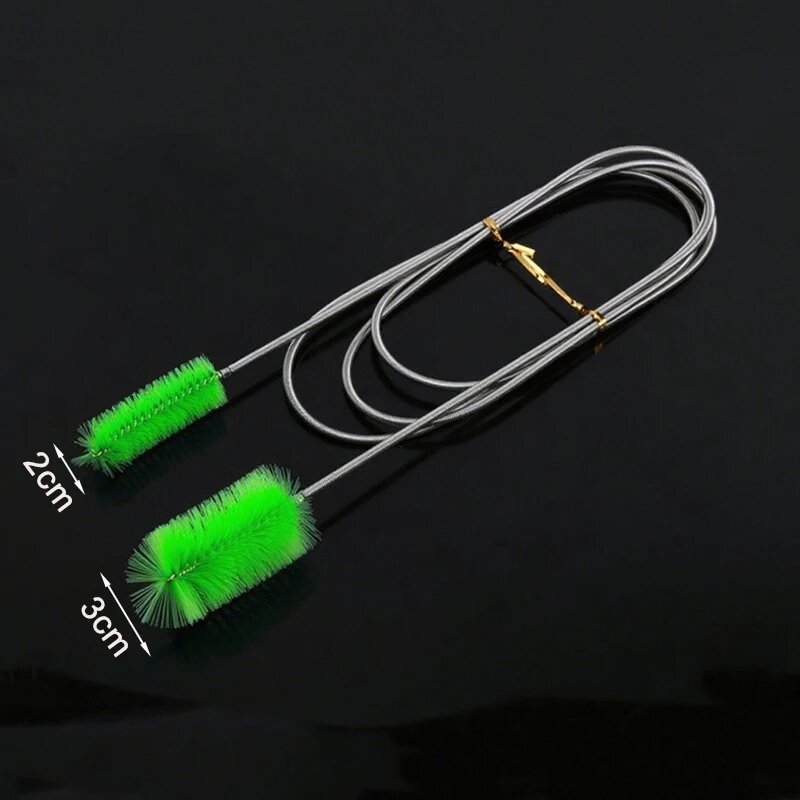 Щетка для аквариума гибкая, 2 шт, Green, 2см/3см