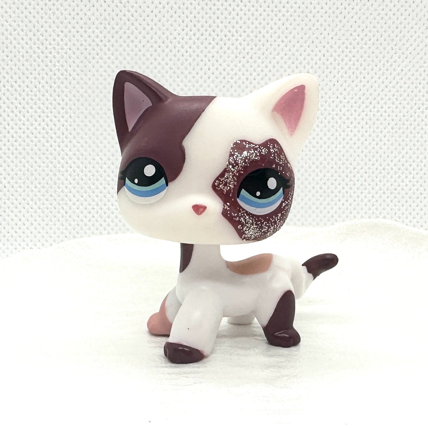 Совершенно новая редкая игрушка LPS для зоомагазина, короткошерстная кошка, милый полосатый кот, классическая игрушка LPS для детей в подарок