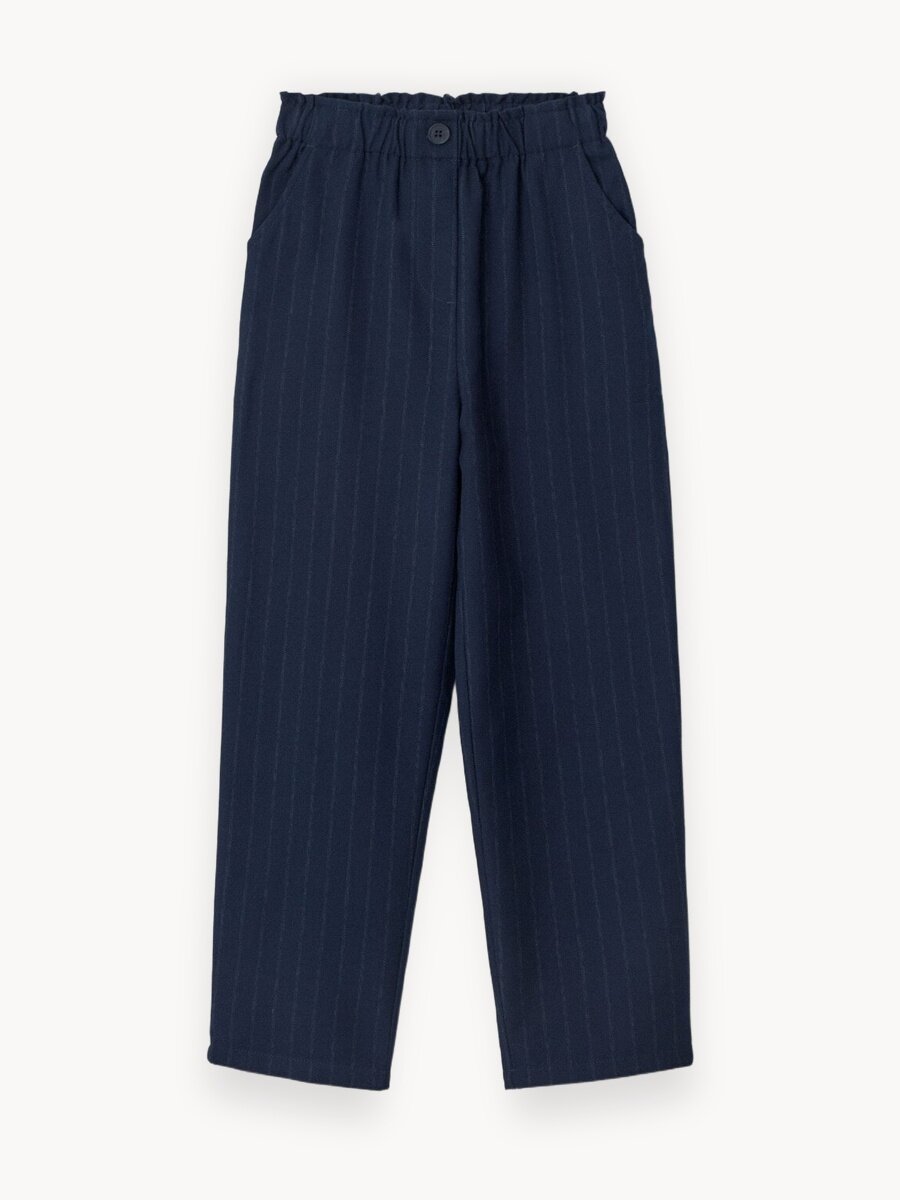 Брюки школьные Sela, размер 164, темно-синий