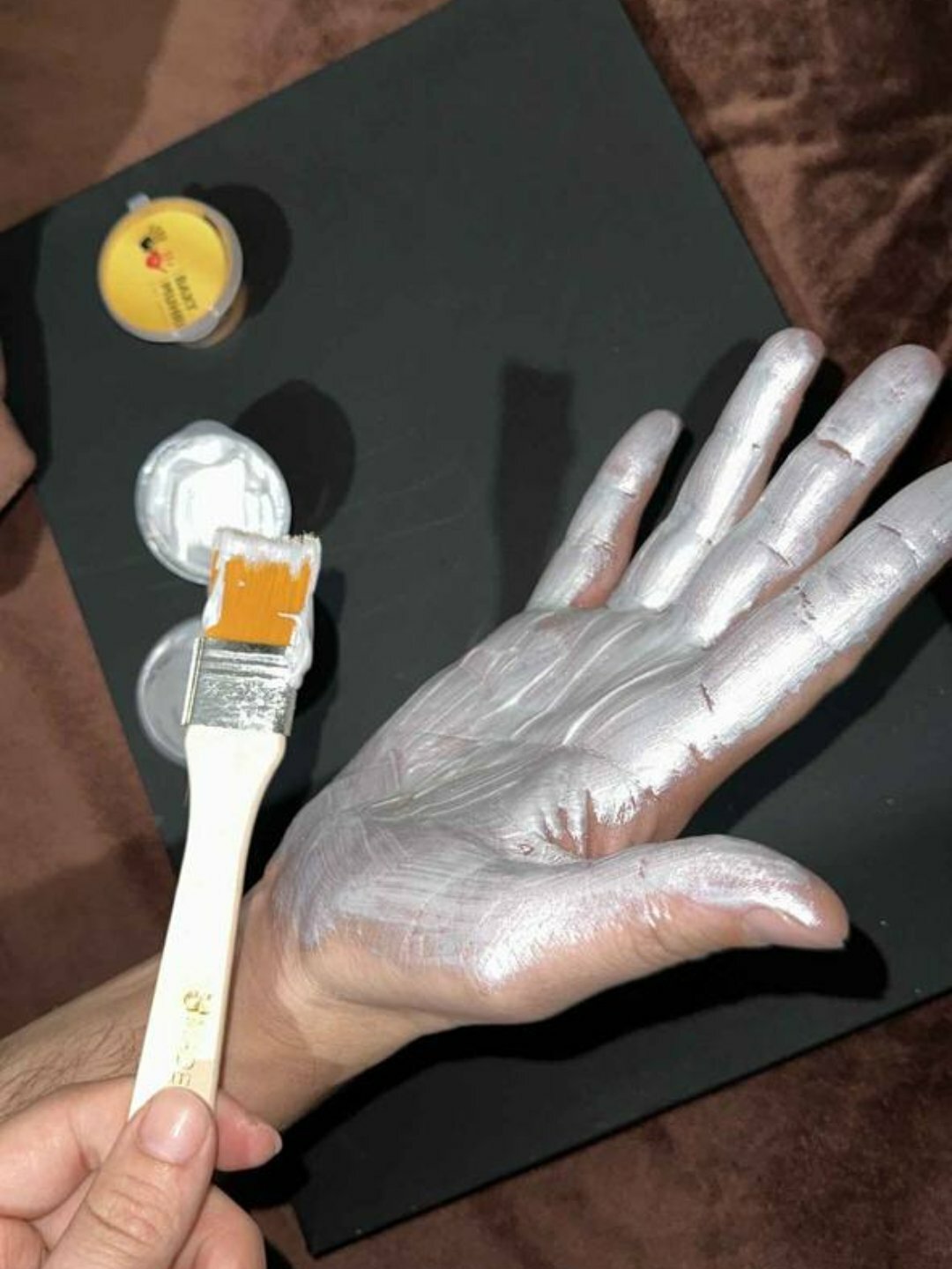 Холст для влюбленных пар, печать счастья, опечатки рук, набор для рисования To`rtburchak — фото 1