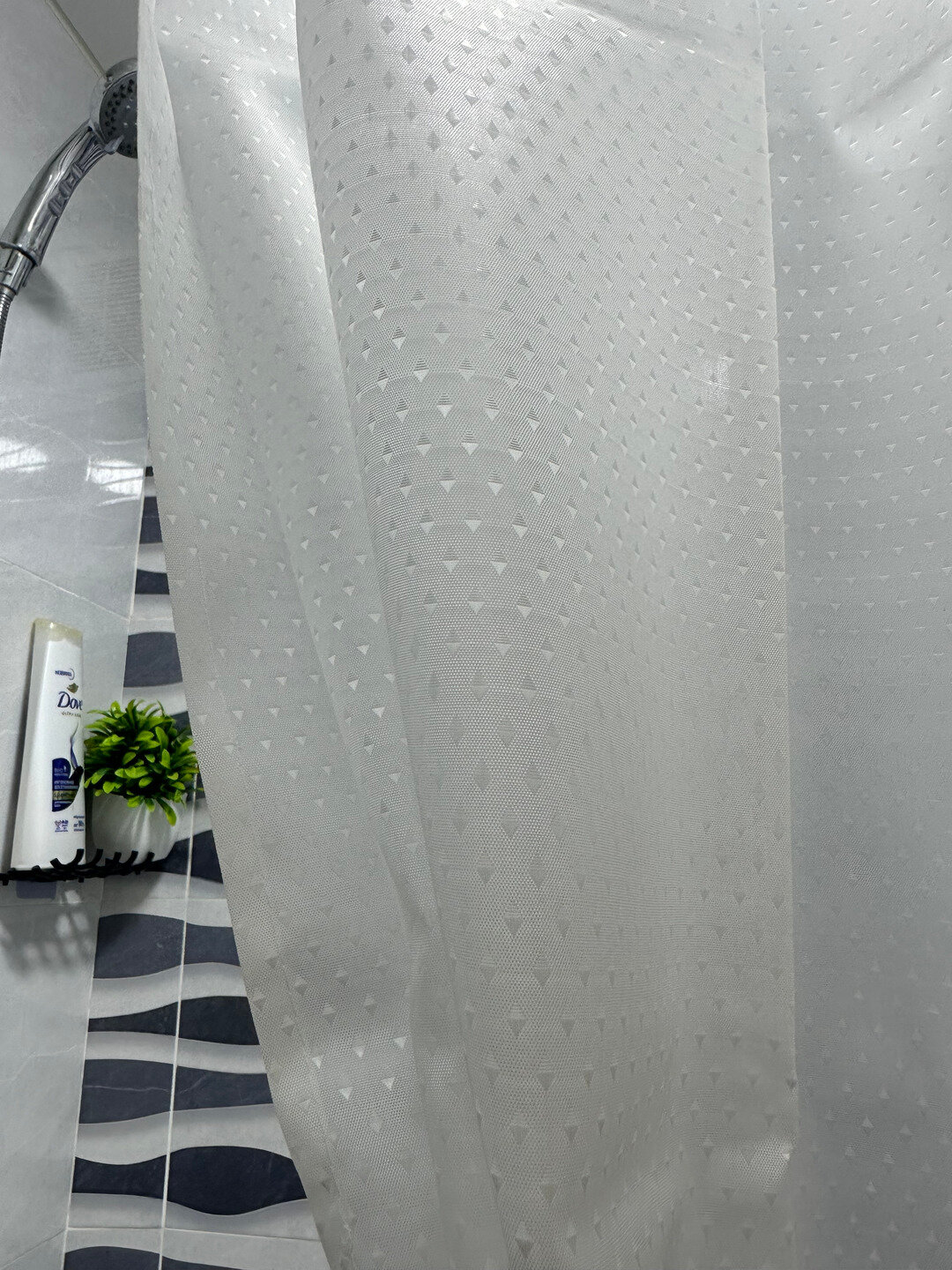 Штора для ванной комнаты, водоотталкивающая, размер 180 * 180 см