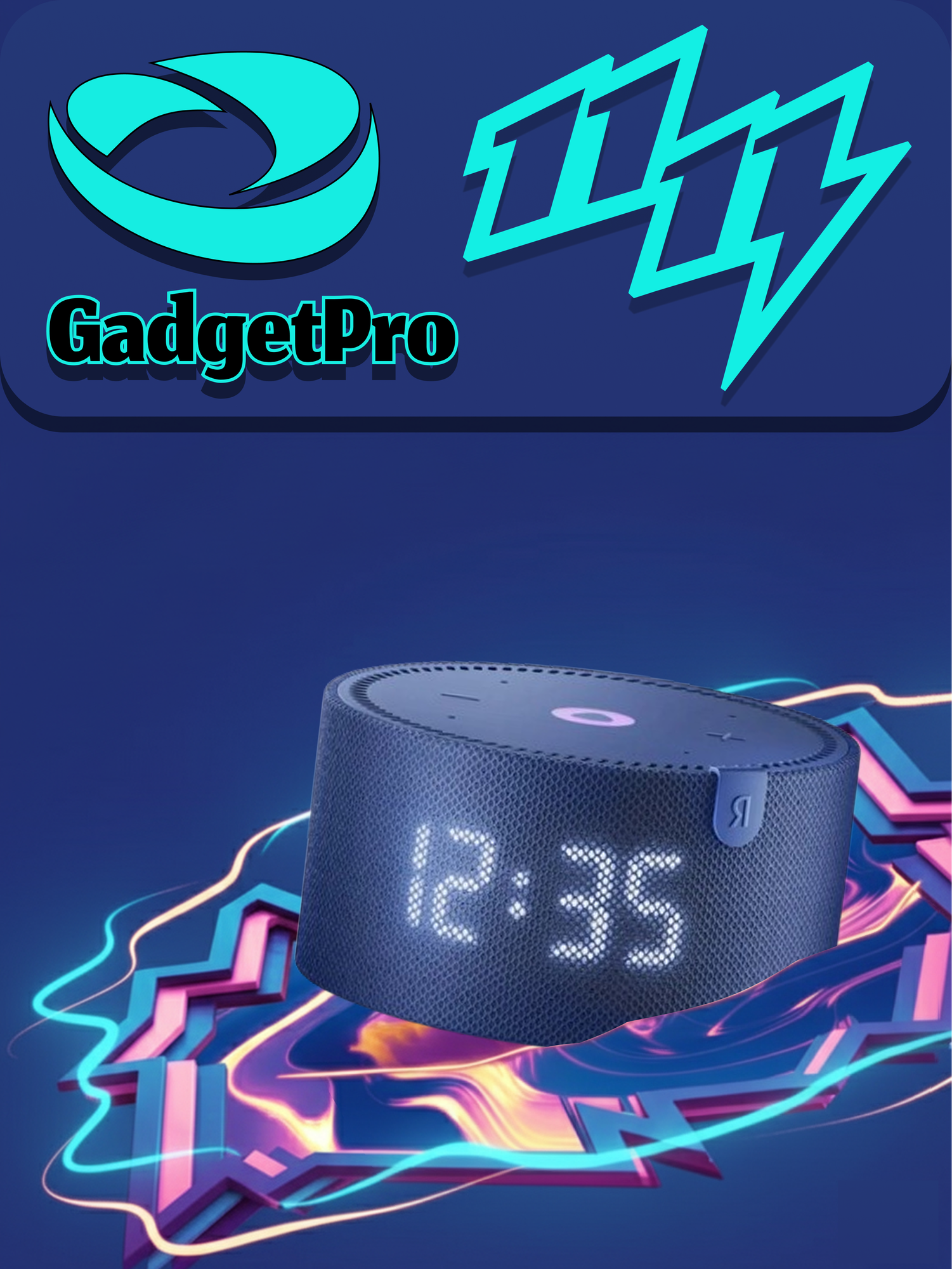 Умная колонка Яндекс Станция Лайт Yandex Original 00020 (10 Вт) - компактная и современная, Темно-синий.