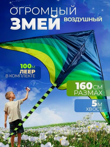 Изображение товара Воздушный змей большой 1,6 метра