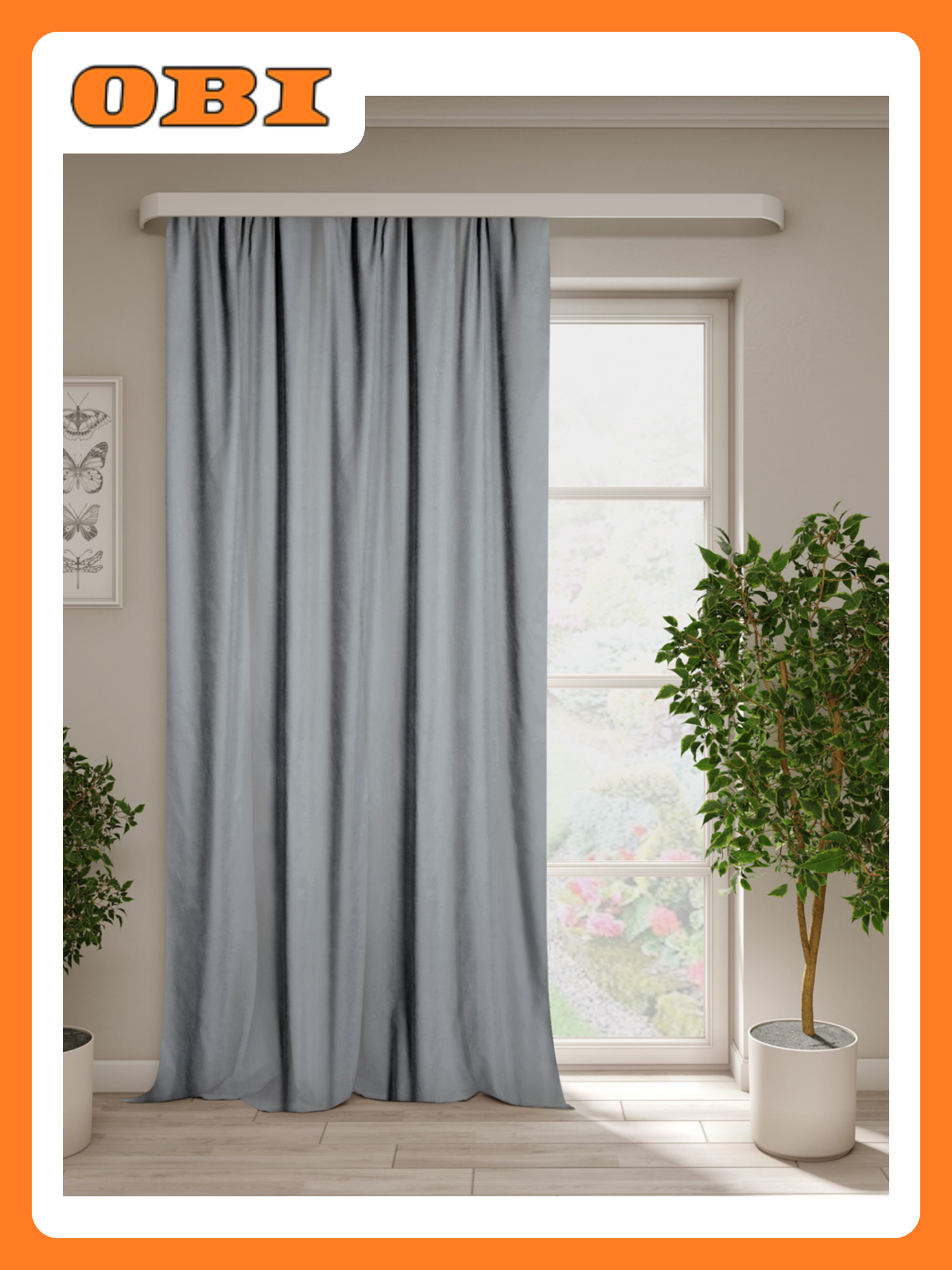 Штора Блекс 200*270 см серый