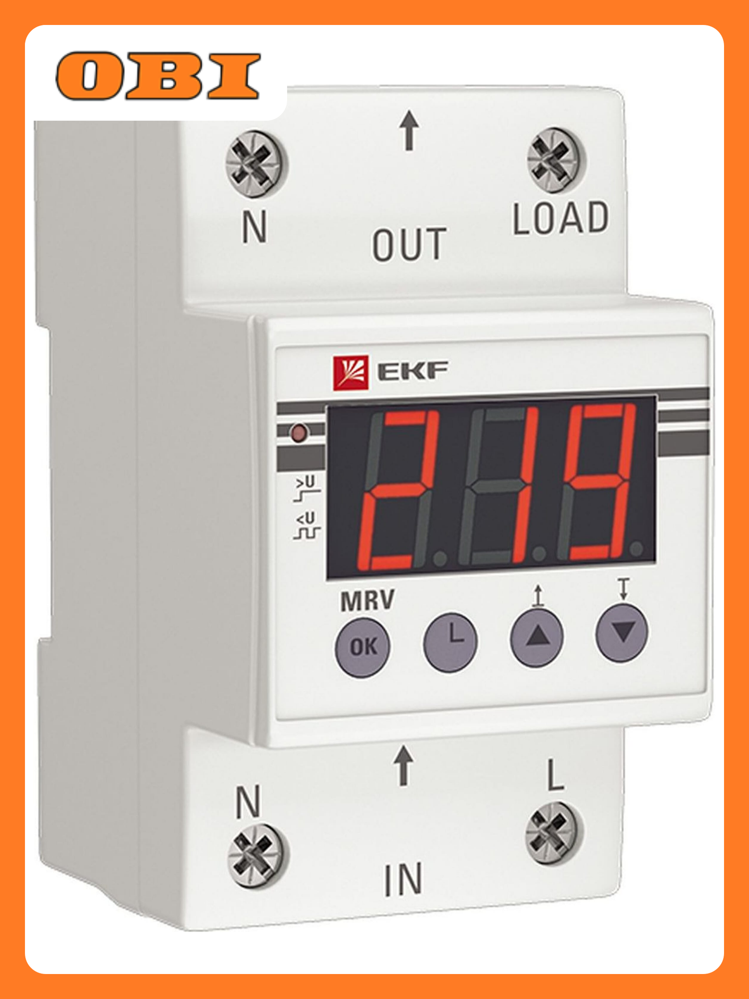 Реле напряжения PROxima MRV 63A с дисплеем