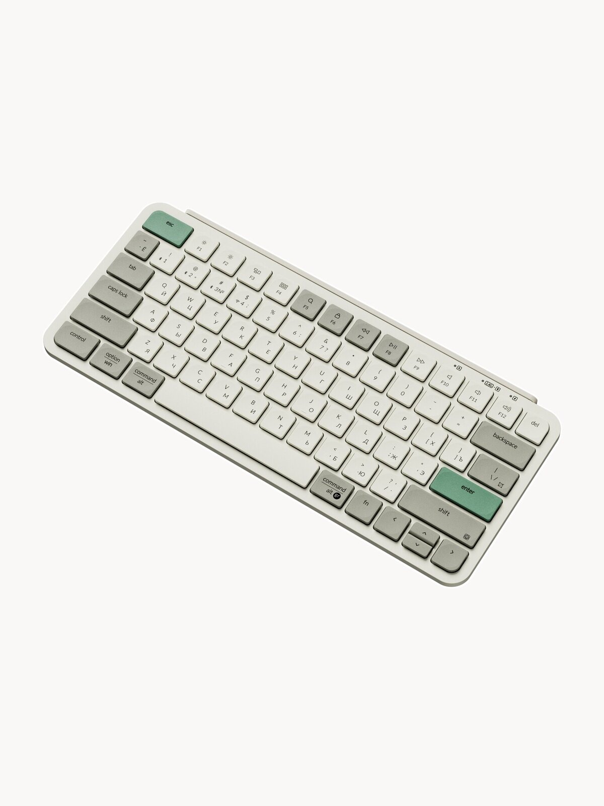 Беспроводная ультратонкая клавиатура Keychron B1 Pro, 77 клавиш, ножничные переключатели, цвет Retro Green