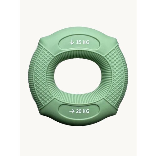 Эспандер кистевой круглый силиконовый двойной 15 - 20 кг, диаметр 8 см