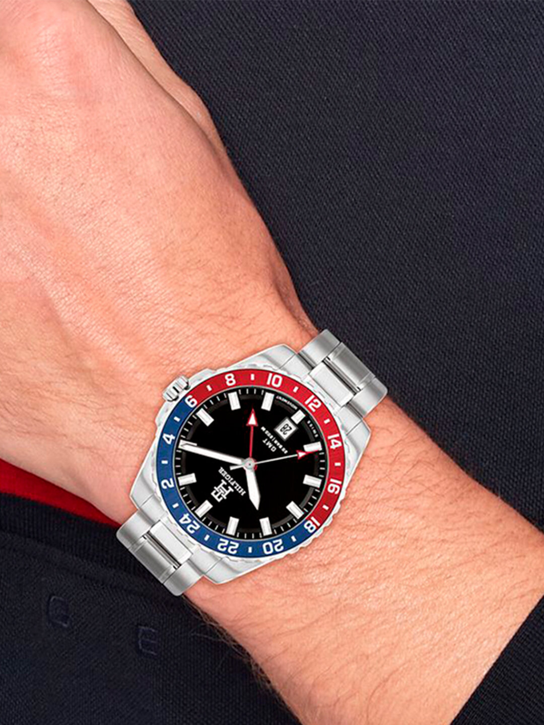 Наручные часы TOMMY HILFIGER, черный — фото 1