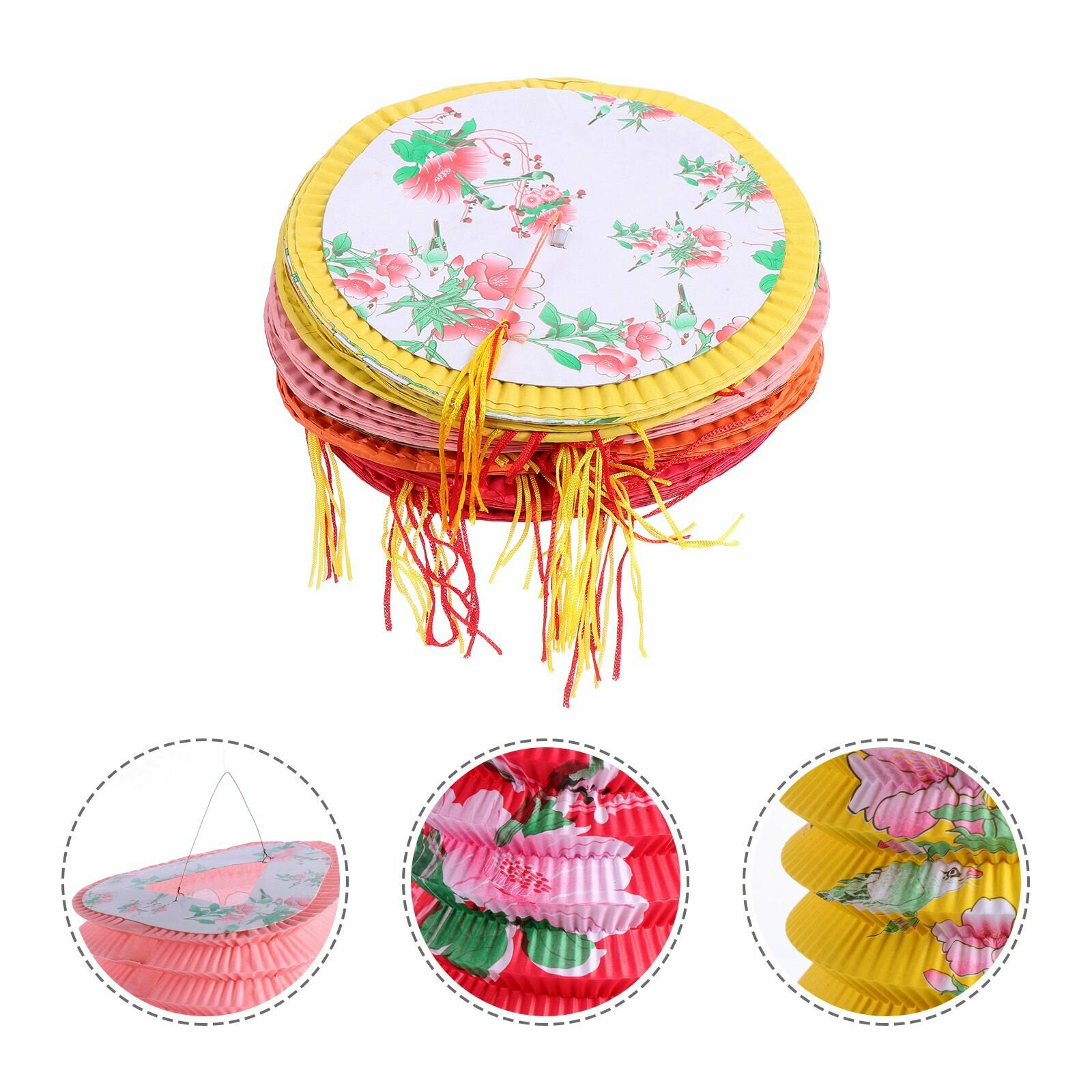 Светящиеся Китайские Фонарики Для Тематической Вечеринки И Праздников 12 Штук Бумажные