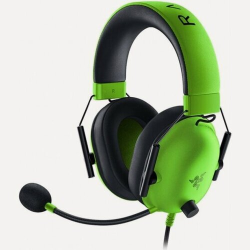 Изображение товара Игровые наушники Razer Blackshark V2 X, проводные (3.5 mm), зеленый