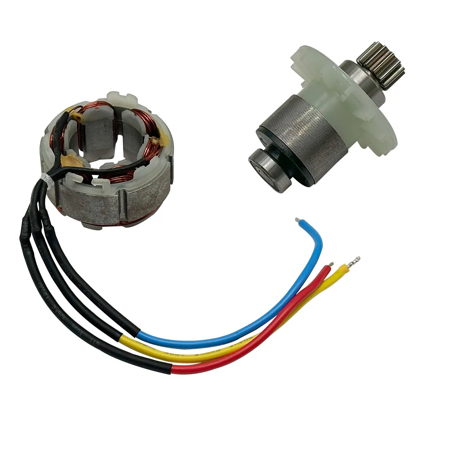 Электрическая косилка в сборе 21 В бесщеточный двигатель газонокосилки 12 зубьев литиевая батарея косилка триммер для живой изгороди ротор