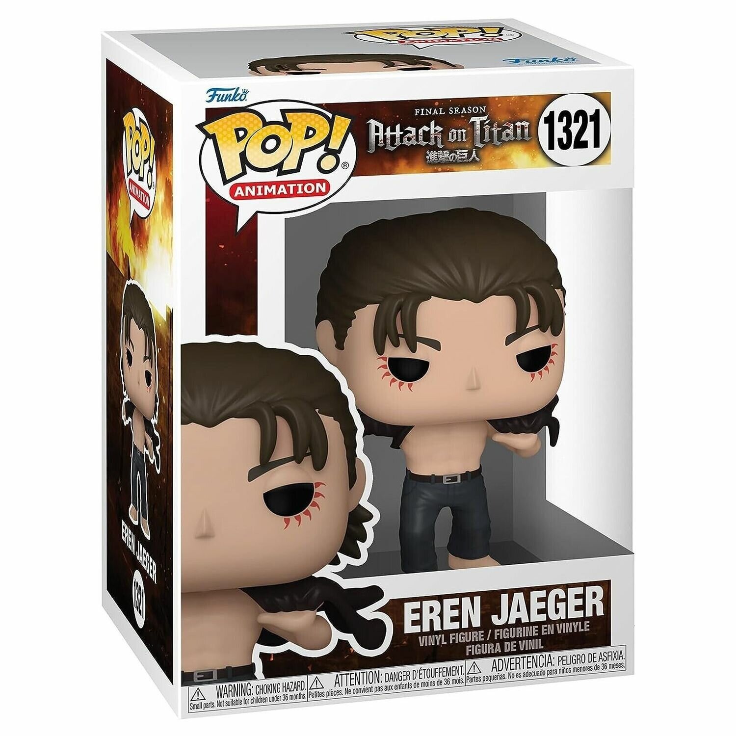 Фигурка Funko POP! Animation Attack on Titan - Eren Jeager 67926 (1321) Эрен Йегер — фото 1