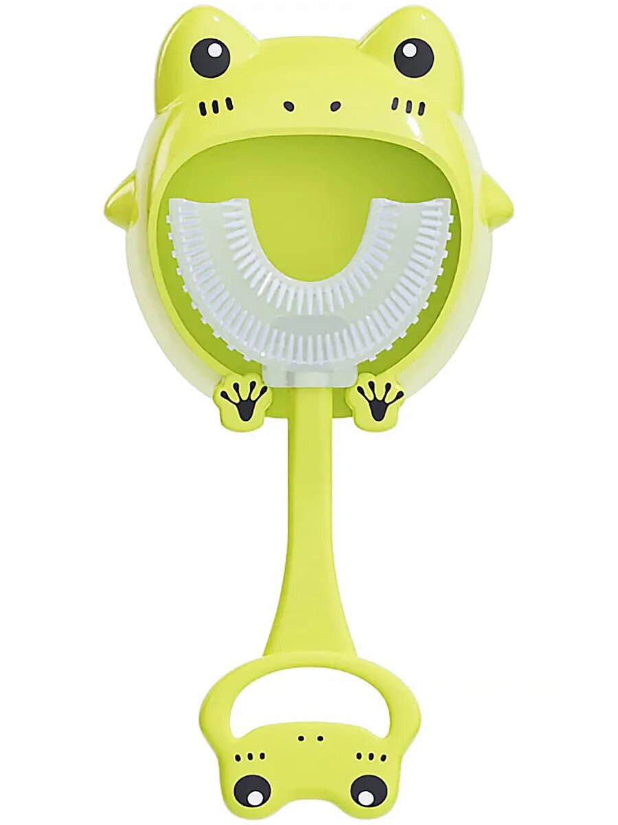 U-образная силиконовая зубная щётка, детская