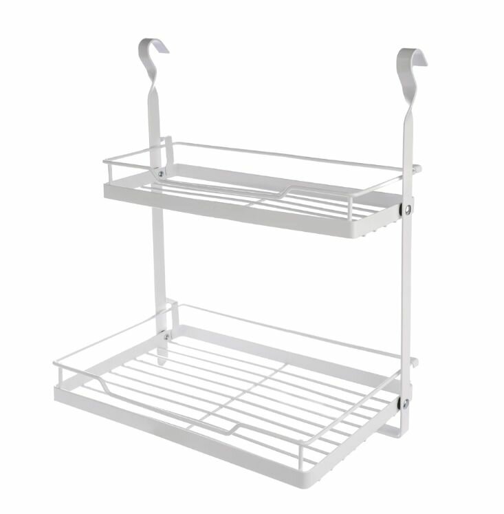 Полка для рейлинга KITRO 2-ярусная белая