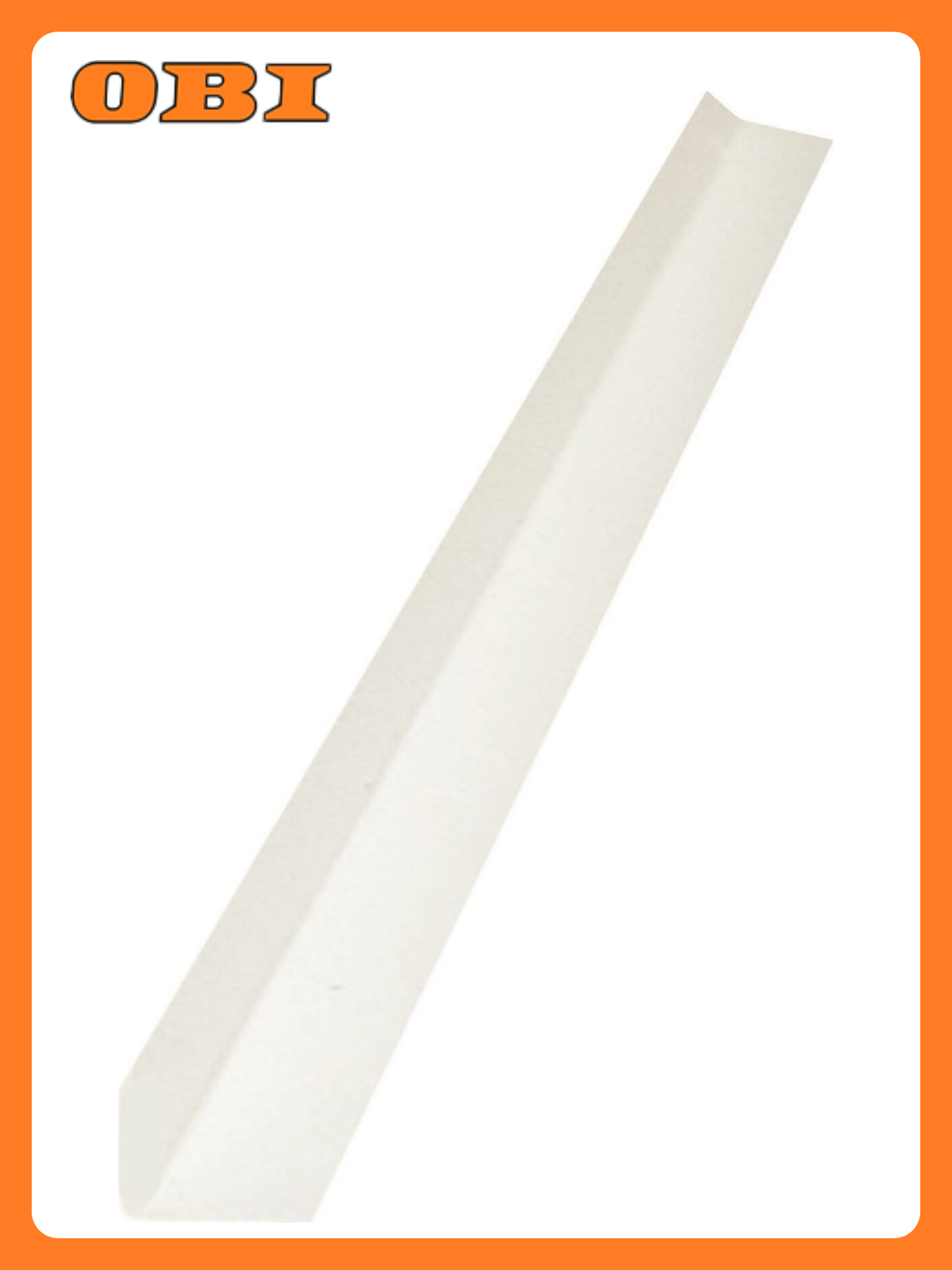 Уголок отделочный Grace ПВХ однотонный 2700ммx10 мм белый