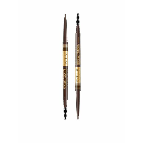 Micro Precise Brow Pencil Водостойкий карандаш для бровей №03 Dark Brown Eveline Cosmetics