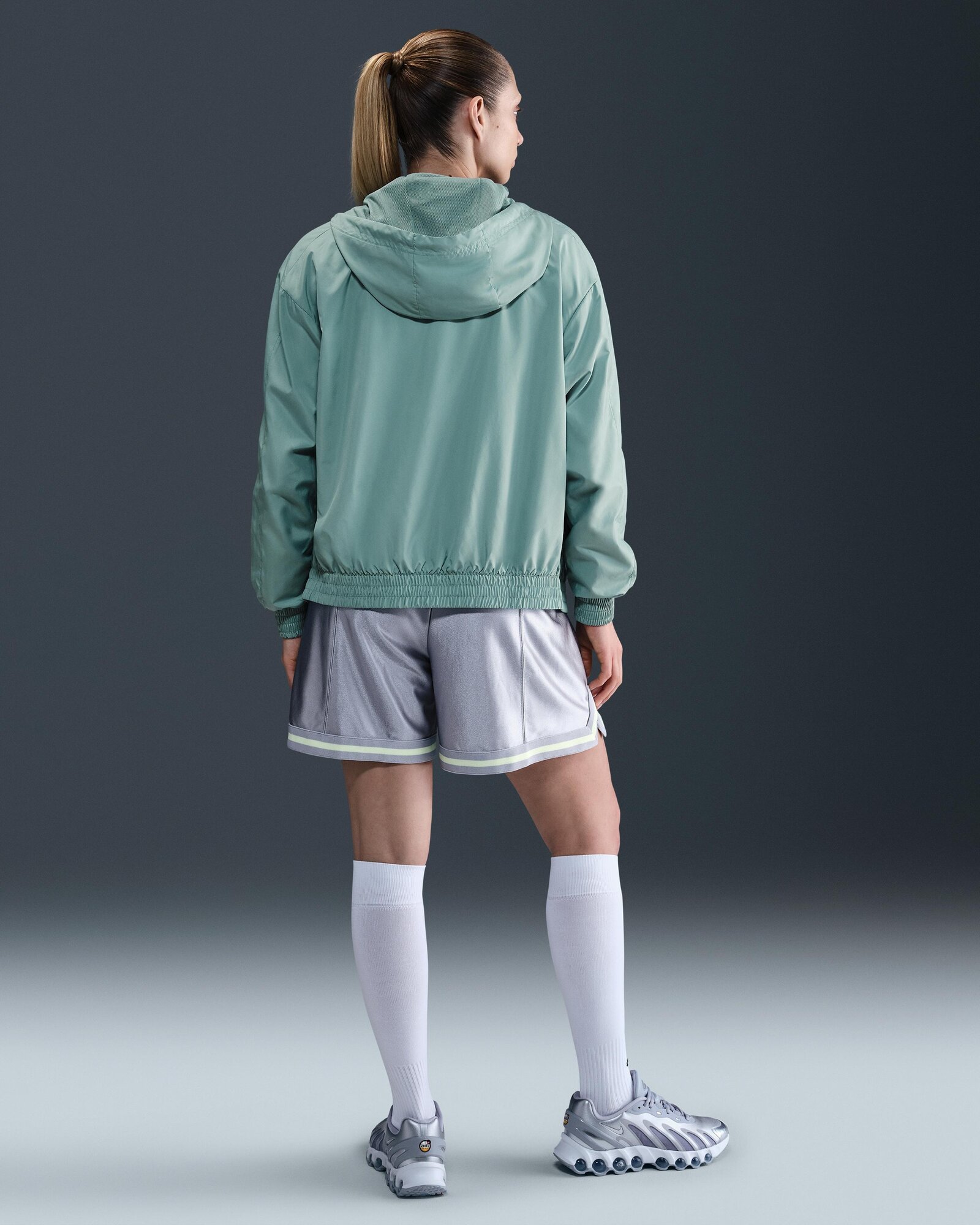 Куртка спортивная NIKE Classic, размер M, бирюзовый — фото 1