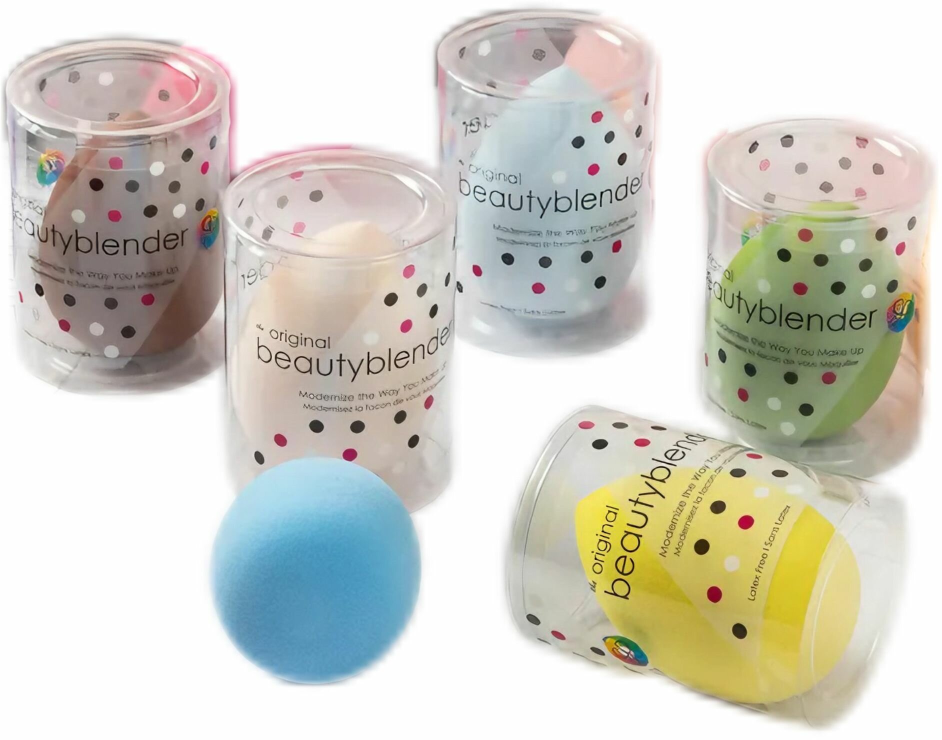 Спонж для лица бьюти блендер BEAUTYBLENDER цельный 1 штук