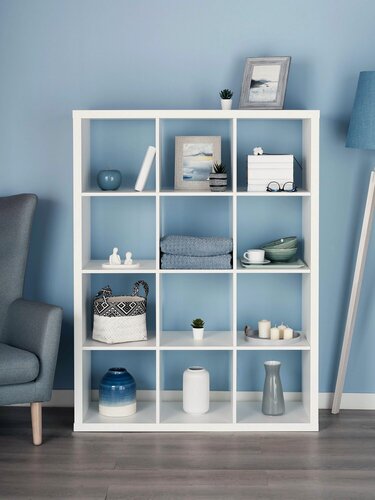 Изображение товара Стеллаж Фора, 12 полок, 112х147х38 см, белый, ГУД лакк