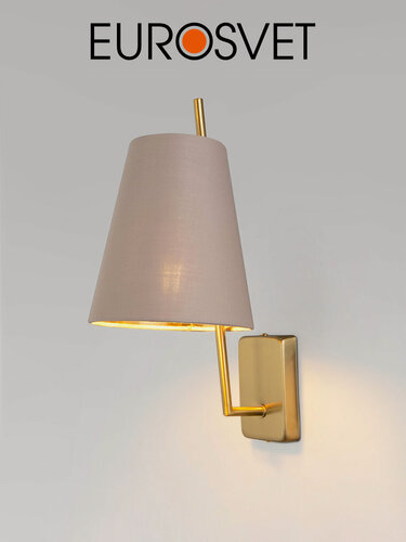 Изображение товара Бра / Настенный светильник Eurosvet Topanga 60173/1, E14, 40 Вт, цвет латунь