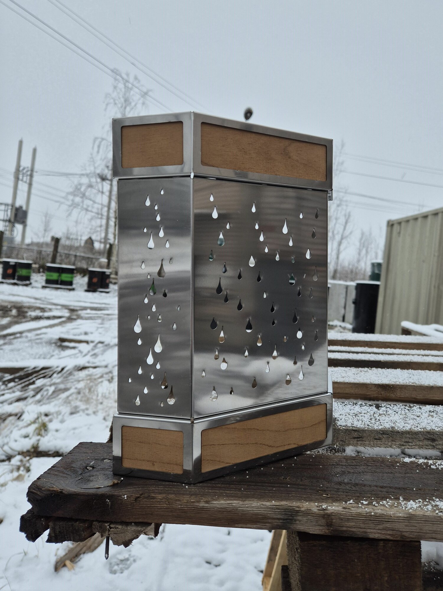 Абажур для бани угловой Капли 2шт модель 222 — фото 1