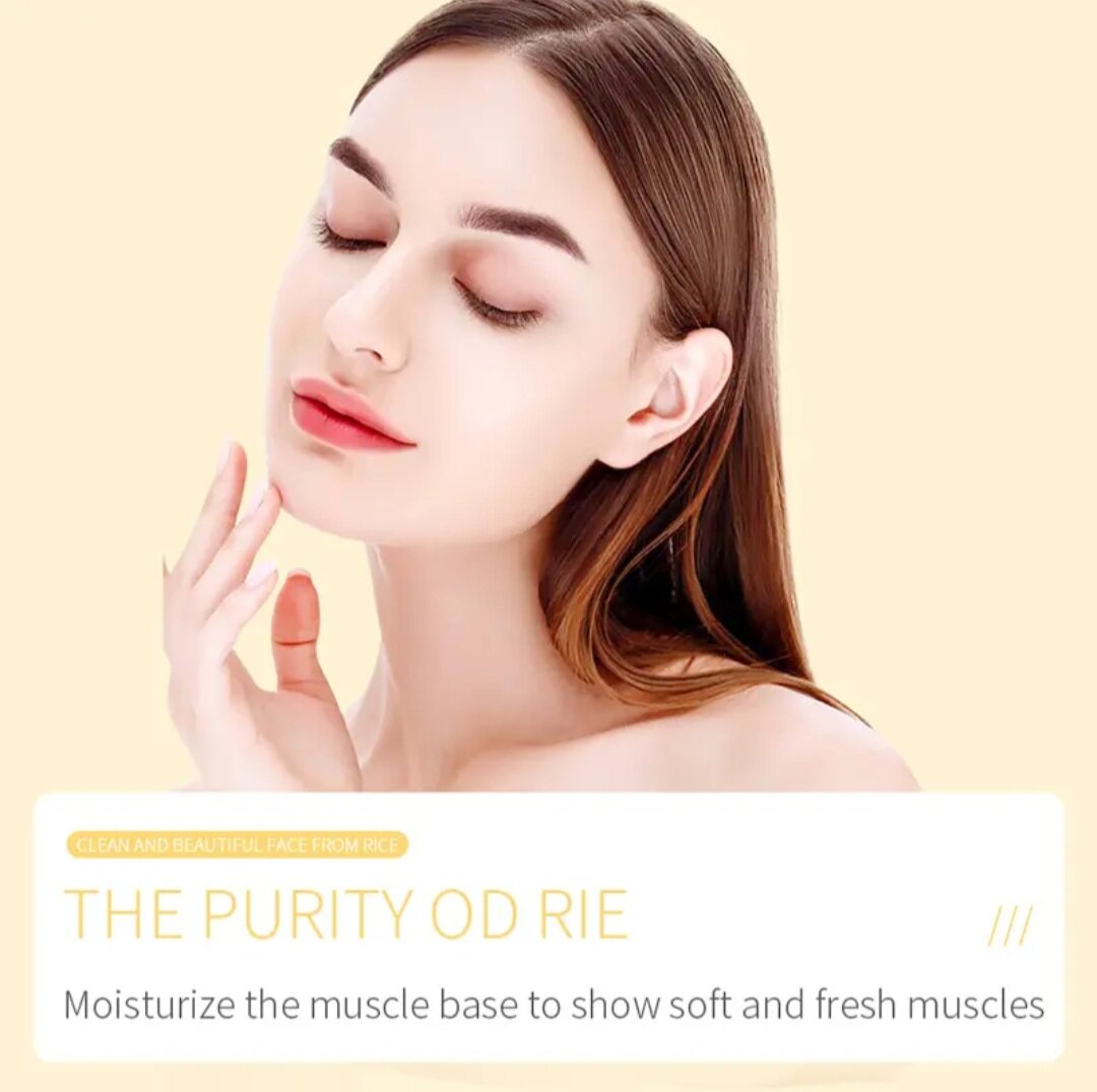 Пенка для лица BioAqua "Rice Raw Pulp", с экстрактом риса, антивозрастная, 100 г — фото 1