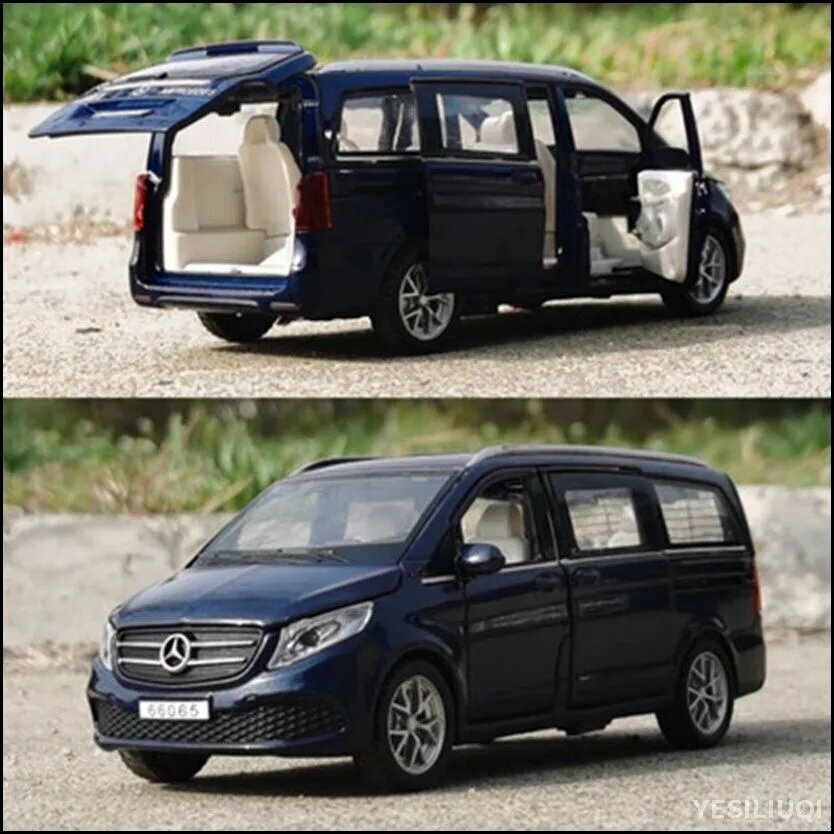 Миниатюрная модель автомобиля из литого металла Мерседес - Бенц V260 V-Class модель автомобиля Игрушки 1:32 Mercedes