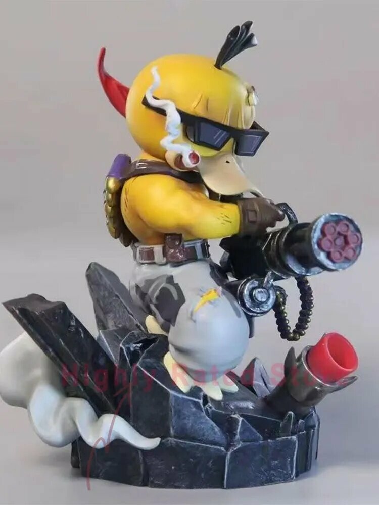 Psyduck_Contra_статуя, коллекционная фигурка для оформления полки и тематической экспозиции
