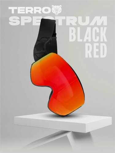 Изображение товара Маска горнолыжная SPECTRUM Black-Red