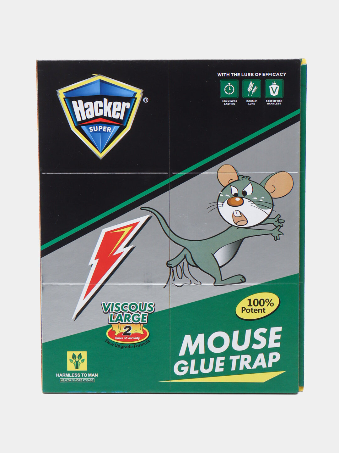 Мышеловка HACKER "Mouse Glue Trap", клейкая, для крыс и мышей