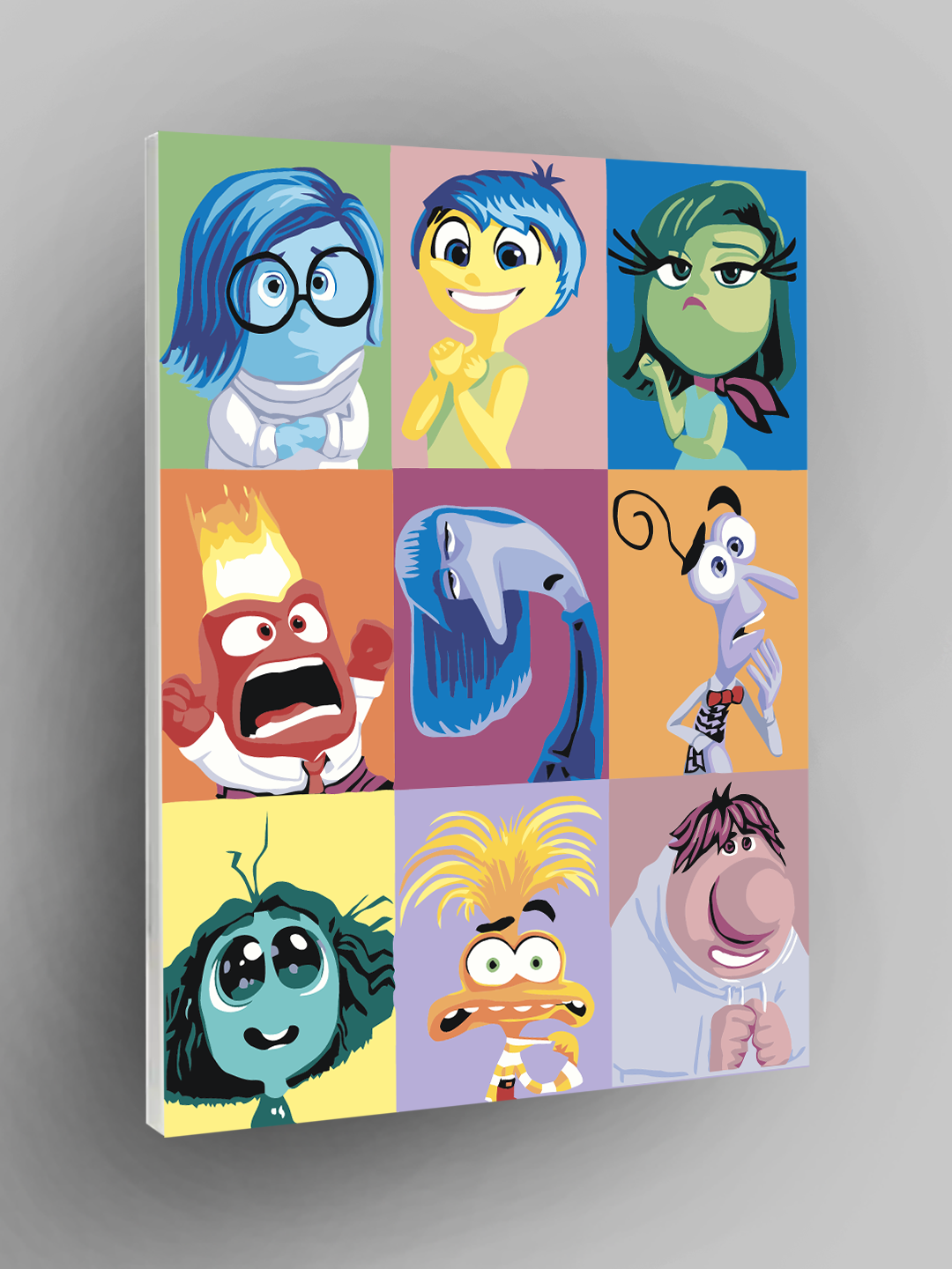 Картина по номерам "Головоломка", мультфильмы, 40×50 см, раскраска на холсте, набор для рисования