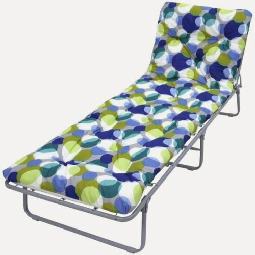 Изображение товара Кровать раскладная Olsa Стефания мягкая крошка гофрокартон арт. с88а/44 (цвет ткани разноцветный рис. круги )